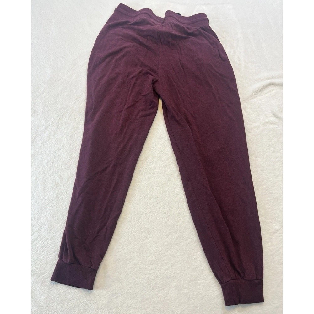 Treads 4 Thought Connie Jogger Burgundy Featherloop Fleece Sweatpants SP - Picture 4 of 5